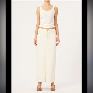 DL1961 Cream Asra Maxi Denim Skirt ($239 USD)